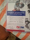 Walter Payton Psa Dna Coa Picture  rare Inscription  Grate Condition
