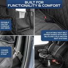 Ruff Liners Hard Bottom Backseat Extenders For Dogs With Door Protection Black