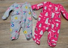 Baby Sleeper Lot Of 4 Newborn  Carter   s  Just One You  Child Of Mine
