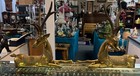 Vintage Pair Of Brass Gazelle Antelope Impala Figures Large Heavy 19 x19  Each
