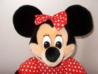 Vintage Mickey And Minnie Mouse Disneyland Walt Disney World Plush Great Shape