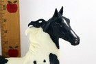Retired Breyer Horse  1141 Black   White Pinto American Saddlebred Stallion Vgc