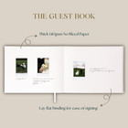 Wedding Guest Book     Guest Book For Wedding Reception With Linen Hardcover   Gol