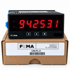 Fema C60-fl-u Instant   Total Flow Meter Npn pnp Pick-up 500hz 96x48 New