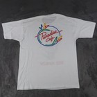 Vintage 80s Barry Manilow Paradise Cafe L T Shirt Single Stitch Music Band Tee