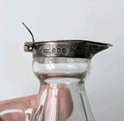 Antique Whiskey Noggin 1909 Sterling Silver Decanter Hukin   Heath Birmingham 4 