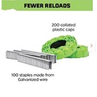 Stinger Staplepac 18-gauge 3 8 In  X 7 8 In  Caps   Staples  2000 Ct    0136044