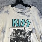 Kiss In Concert Tie Dye Concert Tour Long Sleeves Shirt Men   s Size Xl
