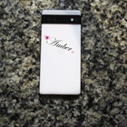 Custom Name Vinyl Sticker Hearts Waterproof Personalized Decal Bottle Laptop