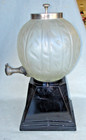 1930 S  Orange Crush Dispenser  With   Black  Glass Base Frosted Glass Globe