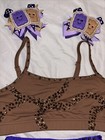 Dance Costume Child Small medium    peanut Butter Jelly     headpiece   Street Sz 7