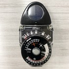 Vtg Sekonic Studio Deluxe L-28 C2 Exposure Light Meter W box   9pc Slides