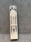 1920s Deco Wells Sterling Silver Miniature Perfume Glass Flask  2 