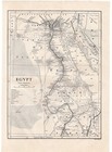 Egypt - Nile River Under Colonial Governance 1911 Original Antique Map W Video
