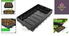 10 Pack Reusable Seed Starter Trays - Durable  Plastic  14 5  X 9  Size
