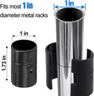 Wire Shelf Clips For 1  Post 25 Pair Replacement Lock Clip Shelving Parts