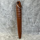 Wooden Kubaton  kubotan  Key Chain Ring Handmade 5 3 8    New