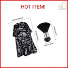 Febsnow Professional Hair Cutting Cape With Neck Duster Brush  Salon Barber Cape