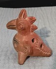 Pre-columbian Style Ocarina Bird Shaped Flute Clay Pottery Terra Cotta