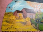 Vintage Hand Saw Farm Painting K  Smith 