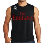 Fly Emirates Fifa Single Logo Soccer Cotton Jersey Adult Sleeveless Muscle Shirt