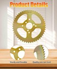 50t 3 Hole Sprocket High Torque Rear Chain   40 41 420   Fits For Coleman B20   