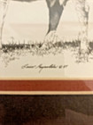 Framed Cow With Calf Print Louis Reynolds 1987 - 11 75 In  X 9 75 In 