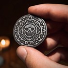 Aztec Pirate Coin -  2 Sided  Graphite Coin Mold