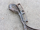 Heavy Antique Cast Iron Dragon Bench Ends  Rare   Claw Feet   Victorian Vines