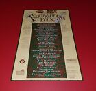 Vtg  Troubadours Of Folk Concert   Show Poster Joni Mitchell Roger Mcguinn      