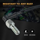 Steel Brake Light Switch Banjo Bolt 10mm X 1 25 Pitch For Honda Kawasaki Yamaha