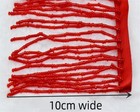 5 Yards Bulk Wholesale Glass Bead Fringe Tassels Sewing Articles For Sewing 10cm
