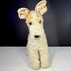 Vtg 2000 Animal Alley Fox Terrier Dog Plush 12    Toys R Us Stuffed Animal Y2k