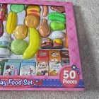 New Children s Kitchen Plastic Pretend Play Food Set 50 Pieces Kitchen