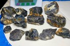 1 Kg Natural Blue Sapphire Rough Crystals Specimen Lot From Afghanistan
