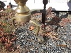 Vintage Andirons Virginia Metalcrafters Fireplace Andiron Log Holders Fire Dogs