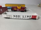 Ho Scale Lot Of 5 Mixed Model Train Cars Bachmann Athearn Soo Line Mstl Santa Fe