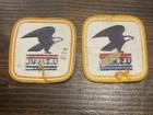 2 Vintage Postal Service Post Office Us Mail Eagle Logo Embroidered Sew-on Patch