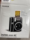 Fujifilm Instax Mini 40 Black Instant Film Camera - New In Box