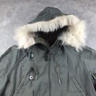 Vintage Us Military Jacket Mens M Green Extreme Cold Weather Parka N3b 90s 1994