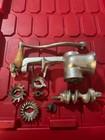 Vintage Universal Food   Meat Chopper No 1 Grinder With 3 Blades Original Box