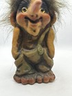 Rare Vintage Fosse Troll  151 Norway Sven Schulze Long Nose Figurine Faux Fur