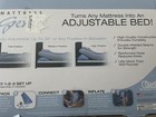 Mattress Genie Adjustable Bed  Twin Size  Alternative To Hospital Bed