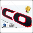  2x  Jeep Wrangler Rubicon Hood Decals Stickers 3d Topo Map Black Red Map Uv1a1