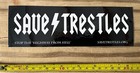 Vintage Save Trestles Surf Decal Sticker Surfing Rare-black-california