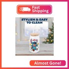 Silver Buffalo Disney Lilo And Stitch    jingle All The Way    Glass Tumbler With Ba
