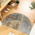 Tomwish Half Round Doormat Floor Rug Mat Semi Circle Floor Rug Entryway Door    