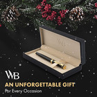 Fountain Pen Set  Medium Nib  24 Ink Cartridges And Ink Refill Converter  Gift C