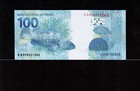 2010 Brazil 100 Reais  Prefix   da   Gem Unc