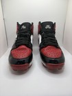 Nike Air Jordan 1 Mid Baseball Football Cleats    bred Toe     youth Size 1y 